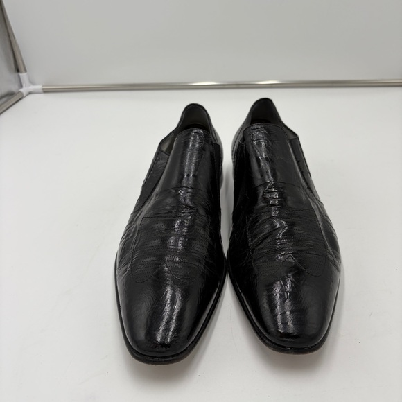 Cesare Paciotti Men’s Black Leather Loafer Shoes Luxury Elegant Designer Italy 9 main image 4